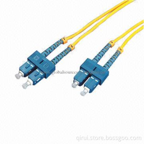 SC/UPC-SC/UPC Simplex Single-mode Fiber-optic Patch Cord, 3M, 3.0 9/125